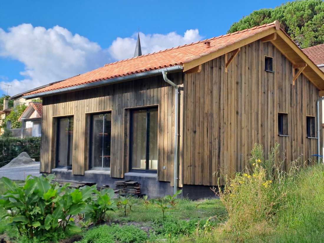 Maison bois avec mezzanine